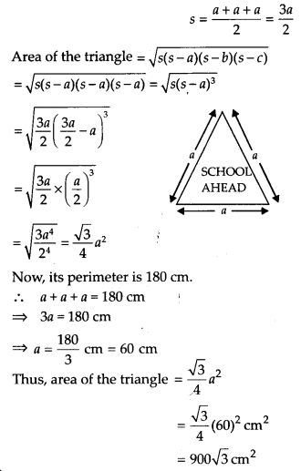 Ncert Solutions For Class Maths Chapter Herons Formula Ncert