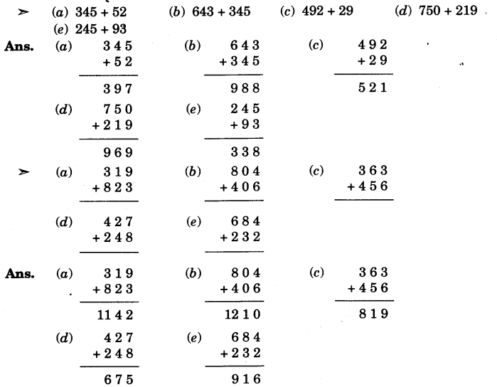 NCERT Solutions For Class 3 Mathematics Chapter 3 Give And Take Learn CBSE