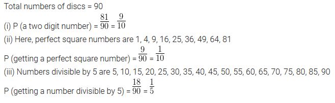 NCERT Solutions For Class 10 Maths Chapter 15 Probability Ex 15.1