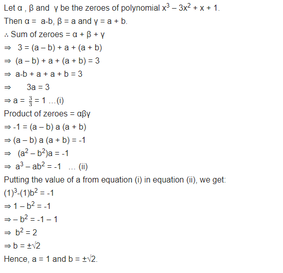 case study class 10 maths polynomials