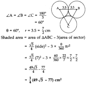 Important Questions for Class 10 Maths Chapter 12 Areas Related to ...