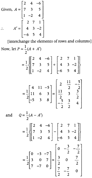 Matrices Class 12 Maths Important Questions Chapter 3 32